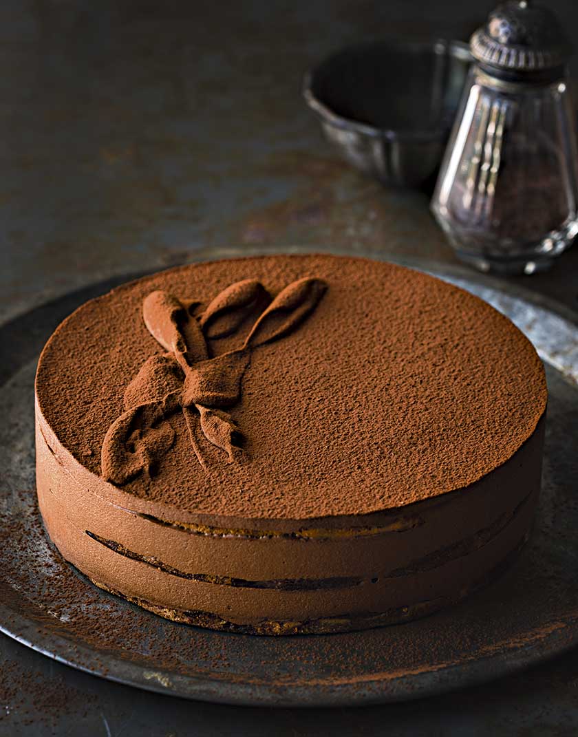 Glutenfreie Schokoladen- Trüffel-Torte