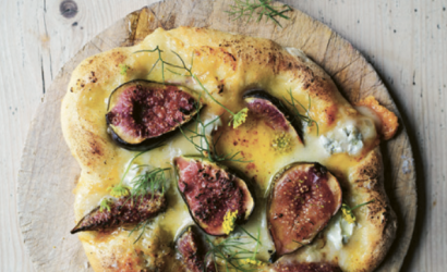 Fenchel-Pizzette mit Feigen und Gorgonzola